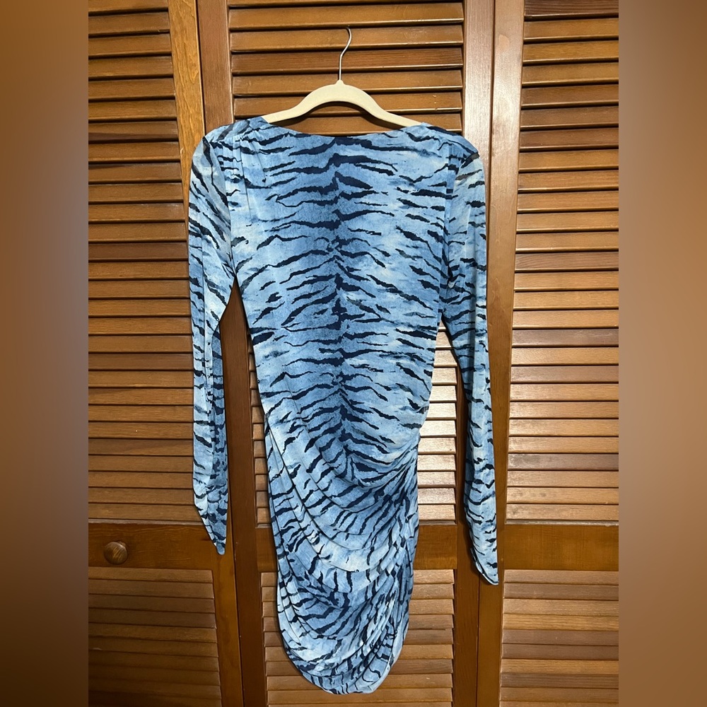 NWT Zara Zebra Print Tulle Dress